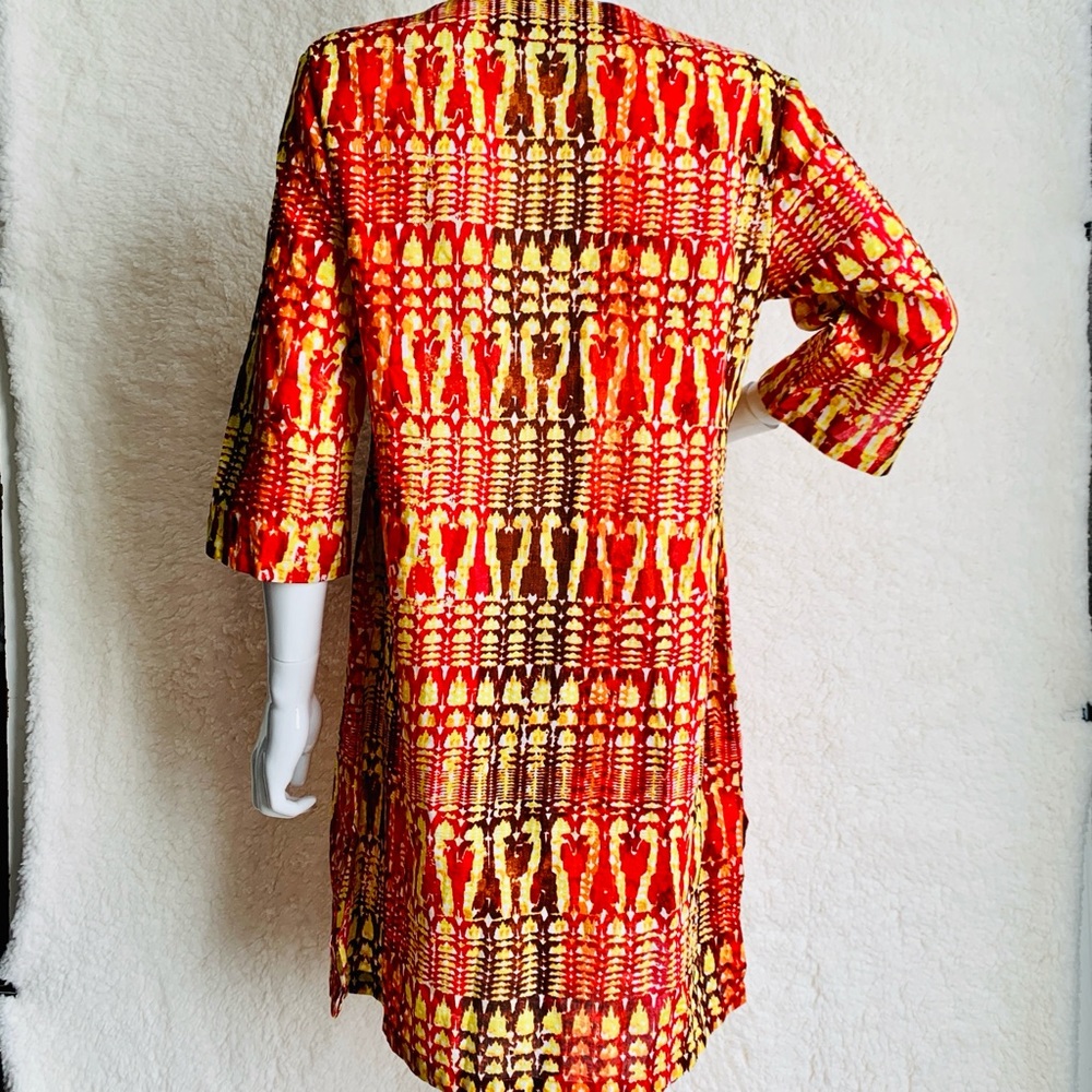 Jones New York Med Tunic Dress Rhinestone Multi - Picture 4 of 6